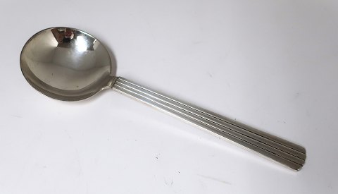 Georg Jensen. Bernadotte. Sterling (925). Round soup spoon. Length 16.2 cm.