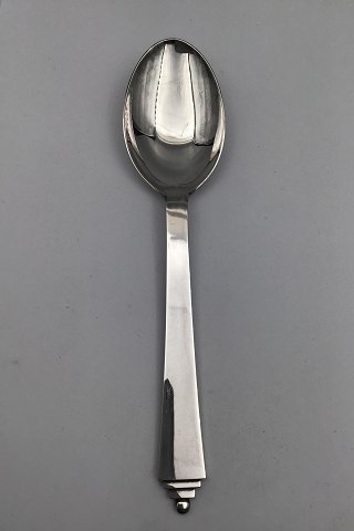 Georg Jensen Pyramid EPNS Silverplated Dinner Spoon