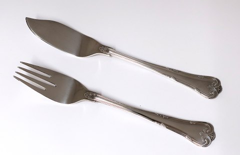 Cohr. Herregaard. Silver cutlery (830). Fish knife & fish fork.