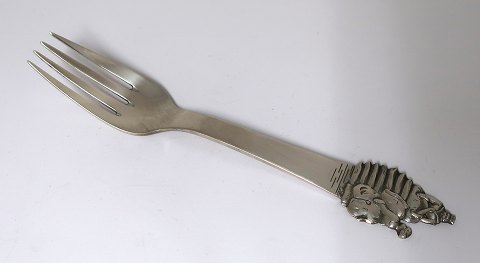 H. C. Andersen fairy tale fork. Silver cutlery (830). The princess and the Pea. 
Silver (830). Length 15 cm.