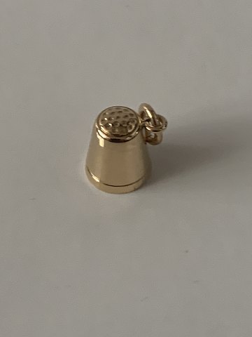 Fingerbøl i 14 karat Guld
Stemplet 585
Måler H. ca. 9,60 mm x B. 8,49 mm