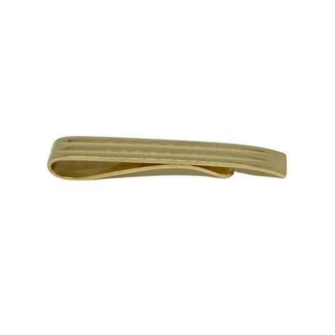 Axel Holm; A tie clip in 14k gold