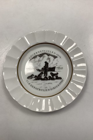 Royal Copenhagen Aluminia Søværnets Juleplatte 1975