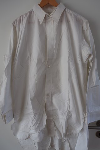 Shirt
This shirt is with long sleves
Brand: "Transcandi"
This shirt is old but not antique
In a good condition
The antique, Danish linen and fustian is our speciality and we always have a 
large choice of shifts, babydress, tea towels, table clothes e