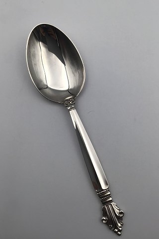 Georg Jensen Sterling Silver Acanthus Serving Spoon No. 387