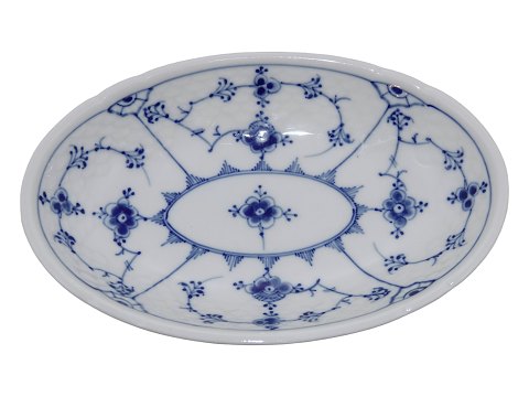 Blåmalet Hotelporcelæn
Lille oval asiet 18,3 cm.