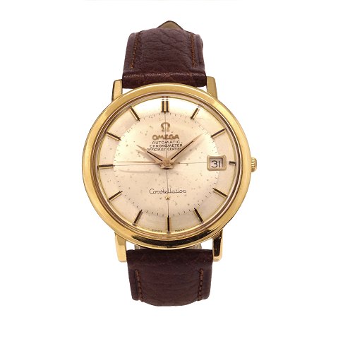 Omega Constellation. Automatic 18kt gold. Ref. 
168004/14 SC-62.
Caliber 561.
Circa 1963.
D: 36mm