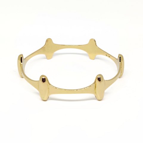 Jens Asby; Bangle of 14k gold