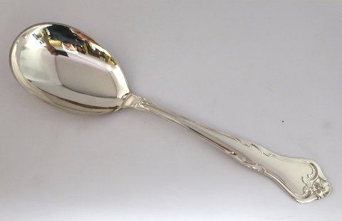 Riberhus. Silverplated. Serving spoon. Length 25 cm.