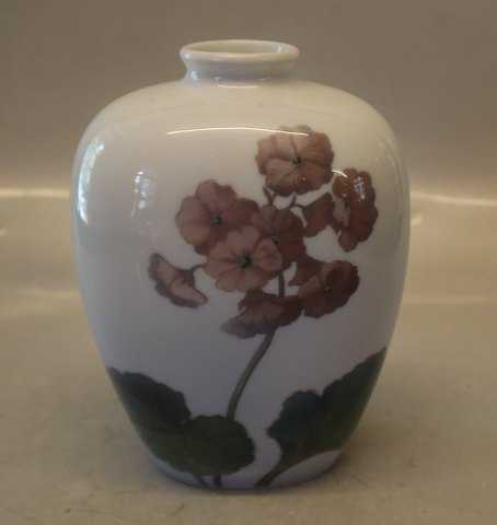 727-134 d RC Art Nouveau vase with flowers 17 cm Royal Copenhagen 
