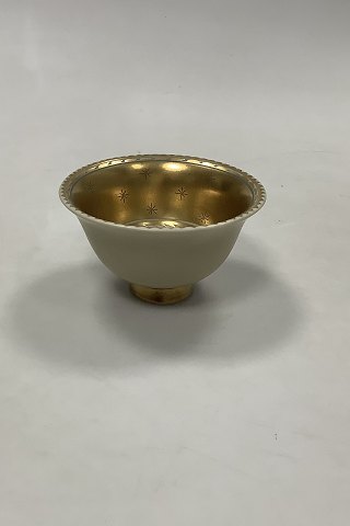 Royal Copenhagen Vase in Matt Glaze with gold decoration No 1002 / 23