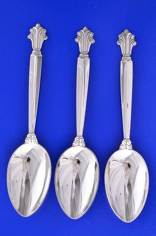 Königin Georg Jensen Silberbesteck Dessertlöffel