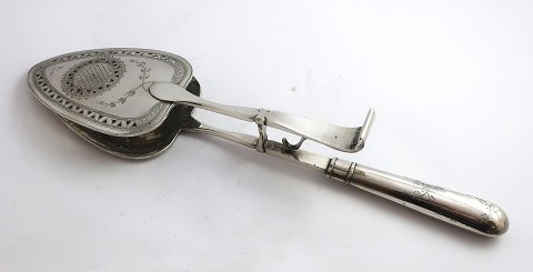 Nicolai Carstens, Kopenhagen 1779 - 1820. Silberbesteck (830). Spargel server. 
Länge 32 cm. Produziert 1815.