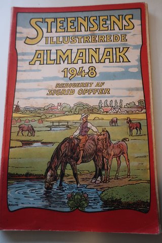 Steensens illustrerede Almanak 
for det år efter Kristi fødsel 1948, 
Redigeret af Frederik Opffer
46. Årgang
Udgivet af L. Levison Junr. Akts. København 
Sideantal 121
Used condition