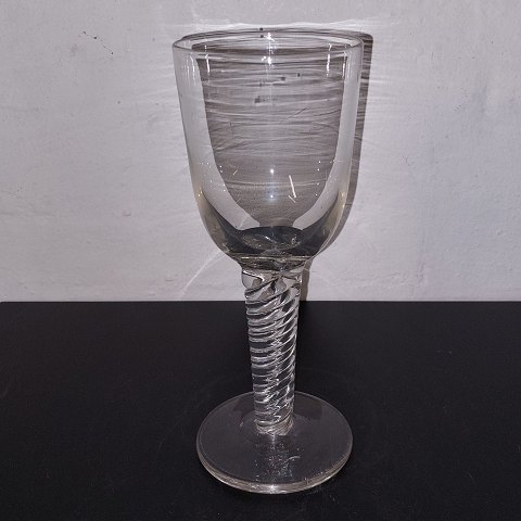 "Amager" eller "Twist" glas pokal ca. 1900