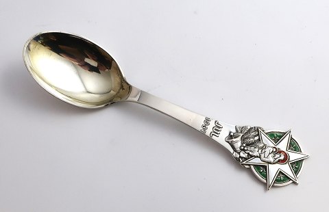 Grann & Laglye. Christmas spoon 1937. Length 15.6 cm