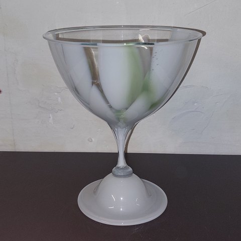 Vintergæk Holmegaard high glass bowl