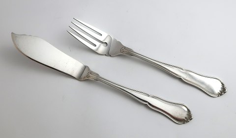 Rita. Horsens silverware factory. Silver cutlery. Silver (830). Fishknife and 
fishfork