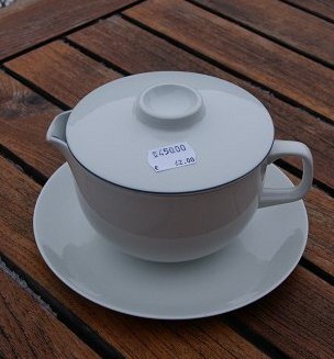 BLUE STRIPE PORCELAIN KITCHENWARE