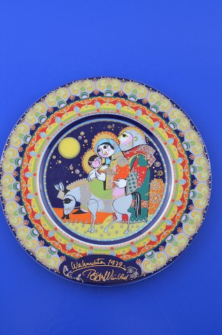 Bjørn Wiinblad Christmas plate 1979