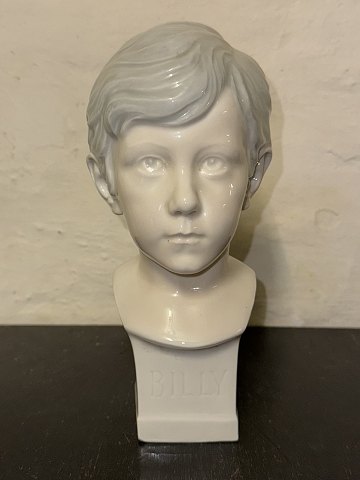 Art Nouveau period: B&G bust of Young man In porcelain