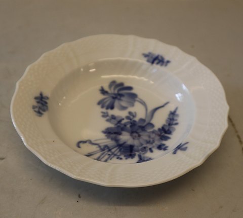 1619-10 Jordbærtallerken 14 cm (601) Royal Copenhagen Blå Blomst Svejfet 
Jubilæum