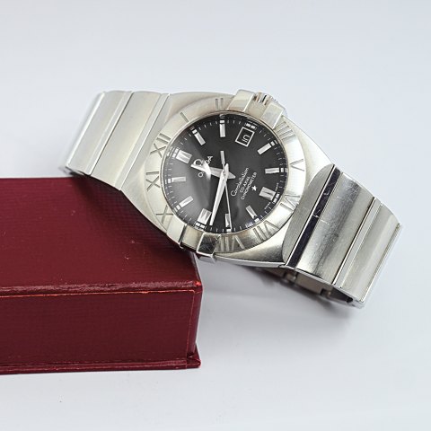 Omega; Constellation Double Eagle wristwatch in steel