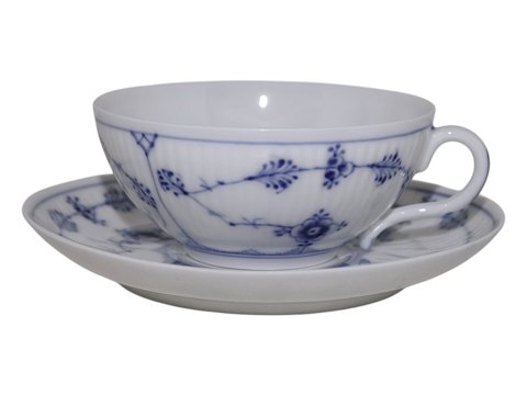 Blue Fluted PlainSmall chocolate cup #88