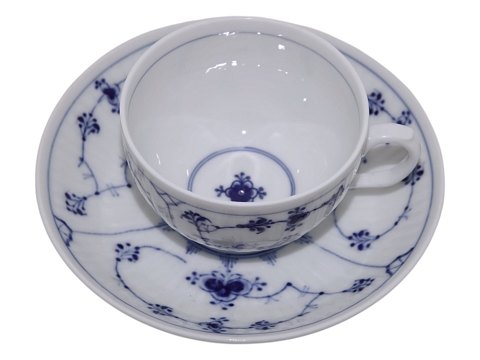 Blue Fluted PlainCoffee cup with inside decoration #70