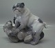 Royal Copenhagen figurine 
2326 RC Playing bulldogs Designed by Knud Kyhn 1923