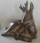 Huge Royal Copenhagen Art Pottery
20903 Stag Karl Larsen Limited Edition ca 40 x 40 cm