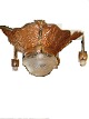 ceiling lamp in 
brass, 
jugenstil year 
around 1920med 
...