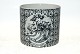 Bjørn Wiinblad ceramics, Black flower pot cover - ...
