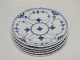 Blue Fluted Half LaceSide plates, extra flat 14.5 cm. #653