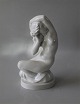 Dahl Jensen figur
1175 Forår - nøgen kvinde (J.J. Bregnø) 20 cm, hvid