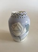 Royal Copenhagen Art nouveau Vase with Pierced top No 363/224