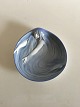 Royal Copenhagen Art Nouveau dish with Mermaid and fish No 495