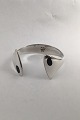 Hans Hansen Sterling Silver Bracelet with black enamel No. 213E