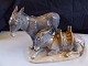 Royal Copenhagen Figurine Donkeys - Pair No 1486