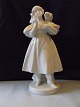 Royal Copenhagen Figurine Girl with Bird No 1818