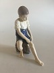 Bing & Grondahl Figurine Boy on Stone No 1757