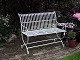 Garden bench
White patinate