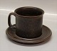 Arabia Ruska Finland Large Office Cup 8.5 x 10 cm saucer 16.5 cm