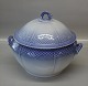 B&G Porcelain Blue Tone
 004 a Tureen 3 l (665) Seashell