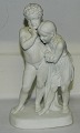 Royal Copenhagen figure "Couple of children" in B&G bisque  by Bertel 
Thorvaldsen