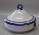 1212-11503 Lidded dish ca 90 cl. , 20,5 cm Royal Copenhagen Blue Fan Dinnerware