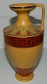 P. Ipsen vase in terracotta with Egyptian decorations