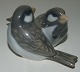 B & G porcelain of a pair of sparrows