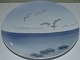 Royal Copenhagen Art Nouveau Plate with seagulls and seascape No 1138