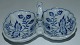 Meissen Blue Onion Pattern Saltcellar